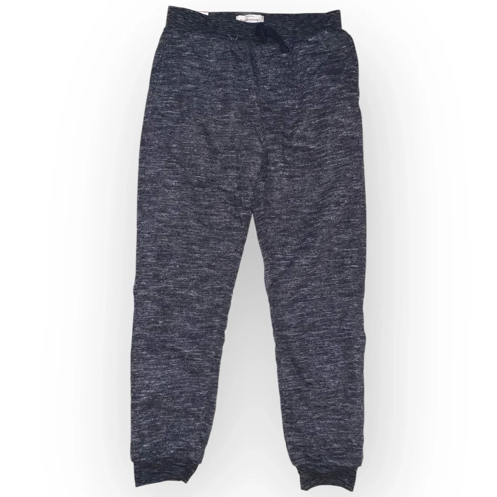 NWT Weatherproof Vintage Sherpa Lined Jogger Navy Heather Girls Large (14/16)